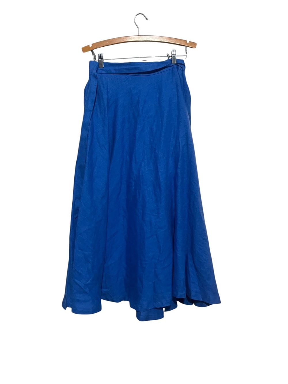 Barelli Blue Maxi Skirt Size 8 Modest Wrap